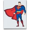Vymalujsisam.sk Maľovanie podľa čísiel - Superman Veľkosť: 30x40cm, Rám: Na kartónovej doske Vymalujsisam.sk Maľovanie podľa čísiel - Superman Veľkosť: 30x40cm, Rám: Na kartónovej doske