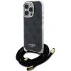 Guess IML 4G Printed Crossbody Popruh Zadný Kryt pre iPhone 16 Pro Black 14540433 Guess IML 4G Printed Crossbody Popruh Zadný Kryt pre iPhone 16 Pro Black 14540433
