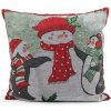 Vianočný dekoračný vankúš detský motív 45x45 cm gobelín - 1 ks 3 šedá najsvetlejšia Vianočný dekoračný vankúš detský motív 45x45 cm gobelín - 1 ks 3 šedá najsvetlejšia