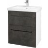 Dreja Umývadlová skrinka BIG INN SZZ2 65 - N01 Biela lesk / Úchytka T06 / D16 Tmavý betón Dreja Umývadlová skrinka BIG INN SZZ2 65 - N01 Biela lesk / Úchytka T06 / D16 Tmavý betón