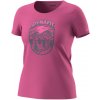 Dámske tričko Dynafit GRAPHIC COTTON T-SHIRT - tmavo ružová S Dámske tričko Dynafit GRAPHIC COTTON T-SHIRT - tmavo ružová S
