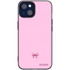 Picasee silikónový čierny obal pre Apple iPhone 14 - Blush bow Picasee silikónový čierny obal pre Apple iPhone 14 - Blush bow