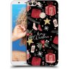 Picasee silikónový čierny obal pre Huawei P Smart - Christmas Picasee silikónový čierny obal pre Huawei P Smart - Christmas