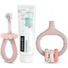 Suavinex sada pre ústnu hygienu 0m+ - ružová Suavinex sada pre ústnu hygienu 0m+ - ružová