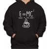 Fajntričko Mikina - E=mc² káva, Farba čierna, Strih/ Variant Pánsky/UNISEX Fajntričko Mikina - E=mc² káva, Farba čierna, Strih/ Variant Pánsky/UNISEX