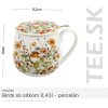 HRNČEK Birds – so sitkom 0,43l – porcelán – darčeková krabička HRNČEK Birds – so sitkom 0,43l – porcelán – darčeková krabička