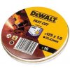 DeWALT Príslušenstvo - Rezný kotúč 125 mm, 10 kusov DT3507