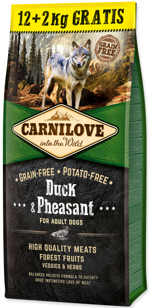 Carnilove Adult Dog Duck & Pheasant 12 + 2 kg