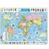 Puzzle Svět politická mapa 107 dílků - autor neuvedený Puzzle Svět politická mapa 107 dílků - autor neuvedený