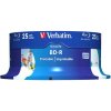 Verbatim BD-R SL, Hard Coat protective layer 25GB, spindle, 43811, 6x, 25-pack, pre archiváciu dát Verbatim BD-R SL, Hard Coat protective layer 25GB, spindle, 43811, 6x, 25-pack, pre archiváciu dát