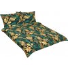 Bellatex 90/692 obliečky bavlna Monstera zelená 140x200 70x90