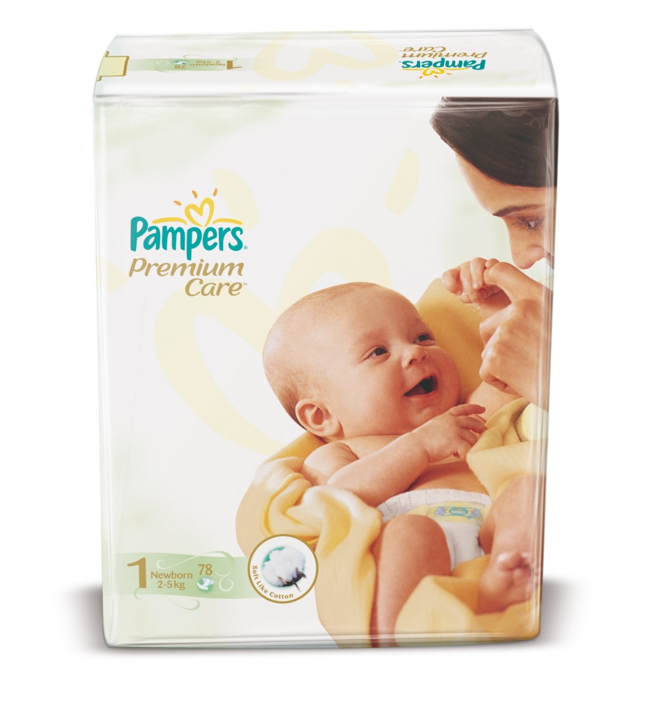 Pampers Premium care 1 newborn 2-5kg 78ks