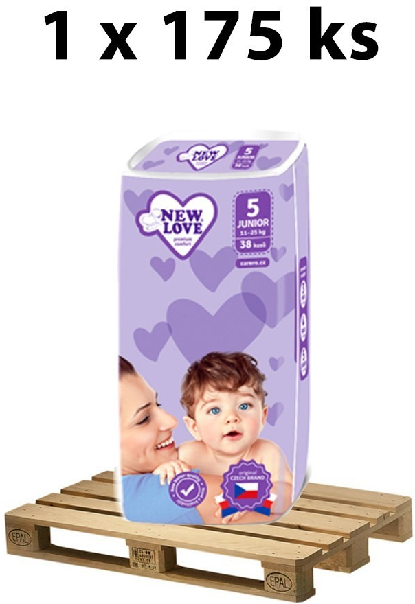 New Love Premium comfort 5 JUNIOR 11-25 kg 175 x 38 ks