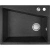 Laveo Grenada, 1-komorový granitový drez 600x480x227 mm, čierna, LAV-SBG_710T Laveo Grenada, 1-komorový granitový drez 600x480x227 mm, čierna, LAV-SBG_710T