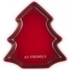 Le Creuset servírovací tanier stromček 19cm červená Le Creuset servírovací tanier stromček 19cm červená