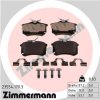 ZIMMERMANN Sada brzdových platničiek kotúčovej brzdy 23554.170.3 ZIMMERMANN Sada brzdových platničiek kotúčovej brzdy 23554.170.3