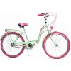Retro bicykel DALLAS zeleno ružový Retro bicykel DALLAS zeleno ružový