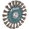 MAKITA kefa kotúčová 125 mm, drôt nerezový splietaný 0,5 mm D-77540 MAKITA kefa kotúčová 125 mm, drôt nerezový splietaný 0,5 mm D-77540
