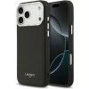 Lacoste PU Leather Champs Elysees MagSafe Zadní Kryt pro iPhone 17 Pro Max Black