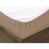 Dreamy Linens Plachta froté napínacia svetle hnedá do postýlky Rozměry: 70 x 140 cm Dreamy Linens Plachta froté napínacia svetle hnedá do postýlky Rozměry: 70 x 140 cm