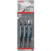 Bosch Pílové plátky do priamočiaré píly T 111 C, Basic for Wood, 3 kusy, 2608630808 Bosch Pílové plátky do priamočiaré píly T 111 C, Basic for Wood, 3 kusy, 2608630808