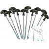 Kolíky Zfish Bivvy Peg Set 20cm 10ks Kolíky Zfish Bivvy Peg Set 20cm 10ks
