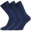 ZEBRAN rebrované 100% bavlnené ponožky Lonka tm. modrá 46-48 3 páry ZEBRAN rebrované 100% bavlnené ponožky Lonka tm. modrá 46-48 3 páry