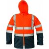 Cerva Reflexná pracovná bunda Epping Hi Vis oranžová navy