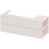 Ravak SD Lite 120 P skrinka pod umývadlo 120x45x43cm,2zásuvky,2 boč poličky,Alabaster Pink X000001896 Ravak SD Lite 120 P skrinka pod umývadlo 120x45x43cm,2zásuvky,2 boč poličky,Alabaster Pink X000001896
