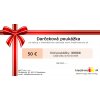 Darčeková poukážka na kreatívne potreby v hodnote 50 € Darčeková poukážka na kreatívne potreby v hodnote 50 €
