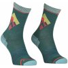 Ortovox dámske ponožky Alpine Light Compression Mid Pacific Green