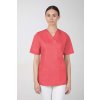 Dámska farebná zdravotnícka blúzka M-074, koralová (Zdravotnícke oblečenie) Dámska farebná zdravotnícka blúzka M-074, koralová (Zdravotnícke oblečenie)