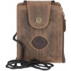 GreenBurry Leather belt bag/neck pouch