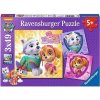Ravensburger Tlapková patrola: Dievčenská sila 3 x 49 dielikov Ravensburger Tlapková patrola: Dievčenská sila 3 x 49 dielikov