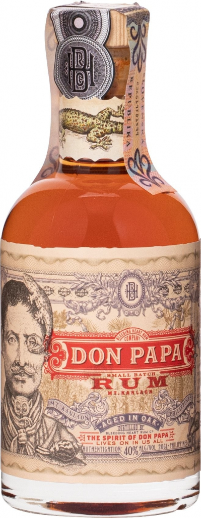 Don Papa 7y 40% 0,2 l (čistá fľaša)