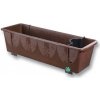 Nohel Garden Truhlík samozavlažovací FRAJMAN plastový hnedý - 60x15cm Nohel Garden Truhlík samozavlažovací FRAJMAN plastový hnedý - 60x15cm