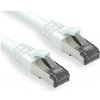 OXnet PKOX-SF6A-005-WH patch, Cat6A, S/FTP (PiMF), LSOH, 0,5m, bílý