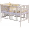 Scarlett Detská postieľka s kompletnou výbavou 120 x 60 cm, mráčik béžová Scarlett Detská postieľka s kompletnou výbavou 120 x 60 cm, mráčik béžová