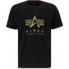 Alpha Industries tričko pánske CAMO PP T black Farba: čierna, Veľkosť: M Alpha Industries tričko pánske CAMO PP T black Farba: čierna, Veľkosť: M