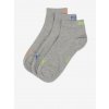 Puma Quarter Plain ponožky 3 páry 90697875 grey / blue