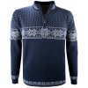 Kama 4053 merino sveter unisex modrý