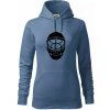 Florbal maska - Mikina dámská Cape s kapucí - M ( Denim ) Florbal maska - Mikina dámská Cape s kapucí - M ( Denim )