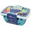 Nádobí do dětské kuchyňky Wiky Kuchyňský set v košíku 26 × 19 × 14 cm modrý Nádobí do dětské kuchyňky Wiky Kuchyňský set v košíku 26 × 19 × 14 cm modrý