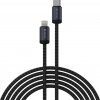 Kabel Devia Gracious EC645 PD USB-C - Lightning 1,0 m 27W 3A černý Kabel Devia Gracious EC645 PD USB-C - Lightning 1,0 m 27W 3A černý