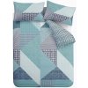 Zelenomodré obliečky na dvojlôžko 200x200 cm Larsson Geo – Catherine Lansfield Zelenomodré obliečky na dvojlôžko 200x200 cm Larsson Geo – Catherine Lansfield