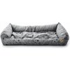 JK ANIMALS Grey Lux Kanape XL 105 x 75 x 20 cm