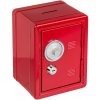 Popron.cz Mini bankový trezor Červená