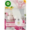 Air Wick Essential Oils Elektrický osviežovač strojček a náplň jemný satén a mesačná ľalia 19 ml
