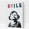 Vymalujsisam.sk Maľovanie podľa čísiel - Banksy - Úsmev Veľkosť: 40x60cm, Rám: Na kartónovej doske Vymalujsisam.sk Maľovanie podľa čísiel - Banksy - Úsmev Veľkosť: 40x60cm, Rám: Na kartónovej doske