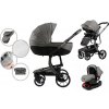 Mama Kiddies Icon 4v1 multifunkčný kočík s príslušenstvom v sivej farbe s ISOFIX základňou + Darček Mama Kiddies Icon 4v1 multifunkčný kočík s príslušenstvom v sivej farbe s ISOFIX základňou + Darček